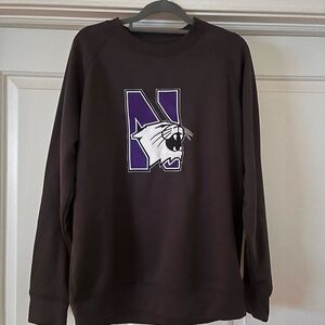 Northwestern Stadium Athletics Dark Grey crewneck sweatshirt